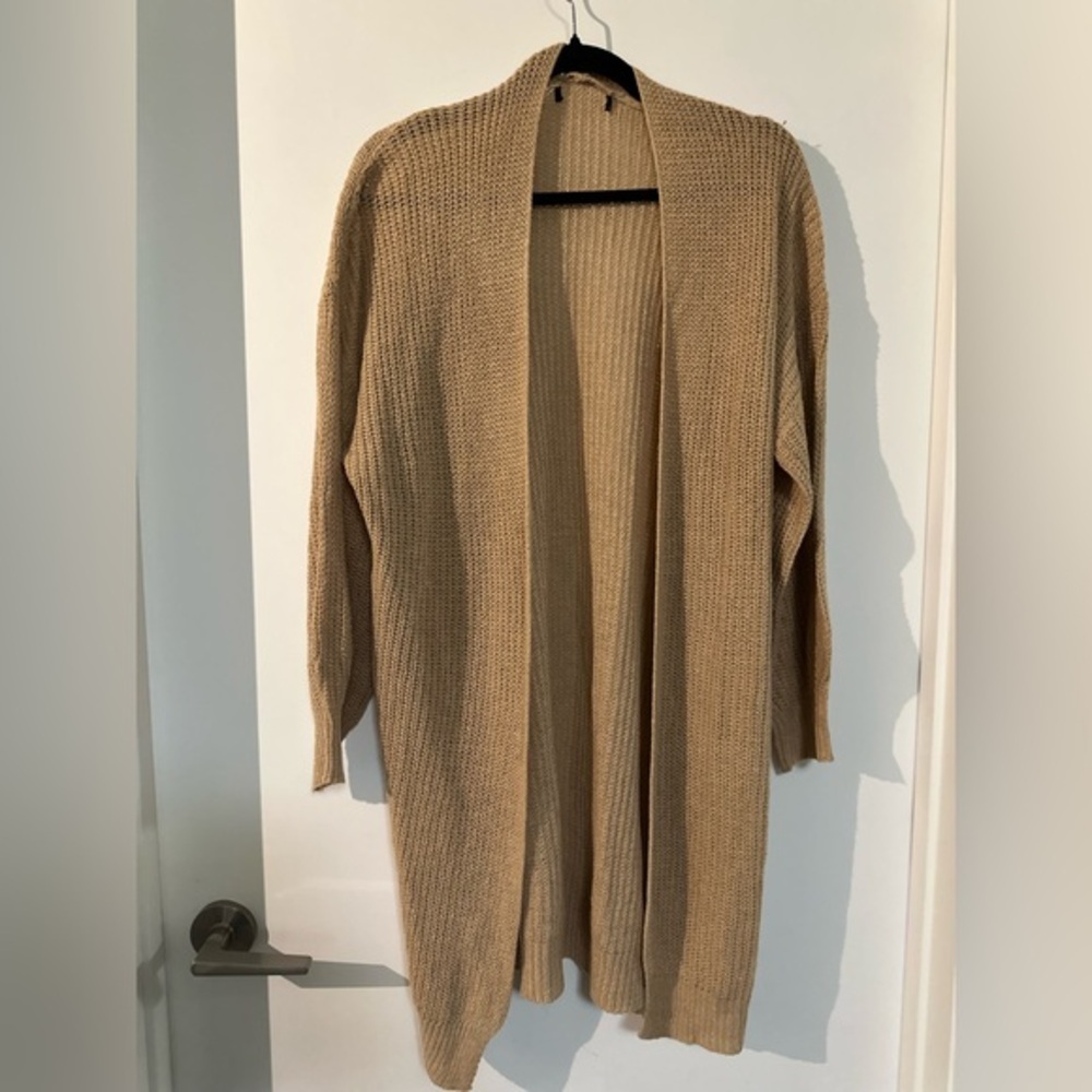 Women's Tan Knit Sweater